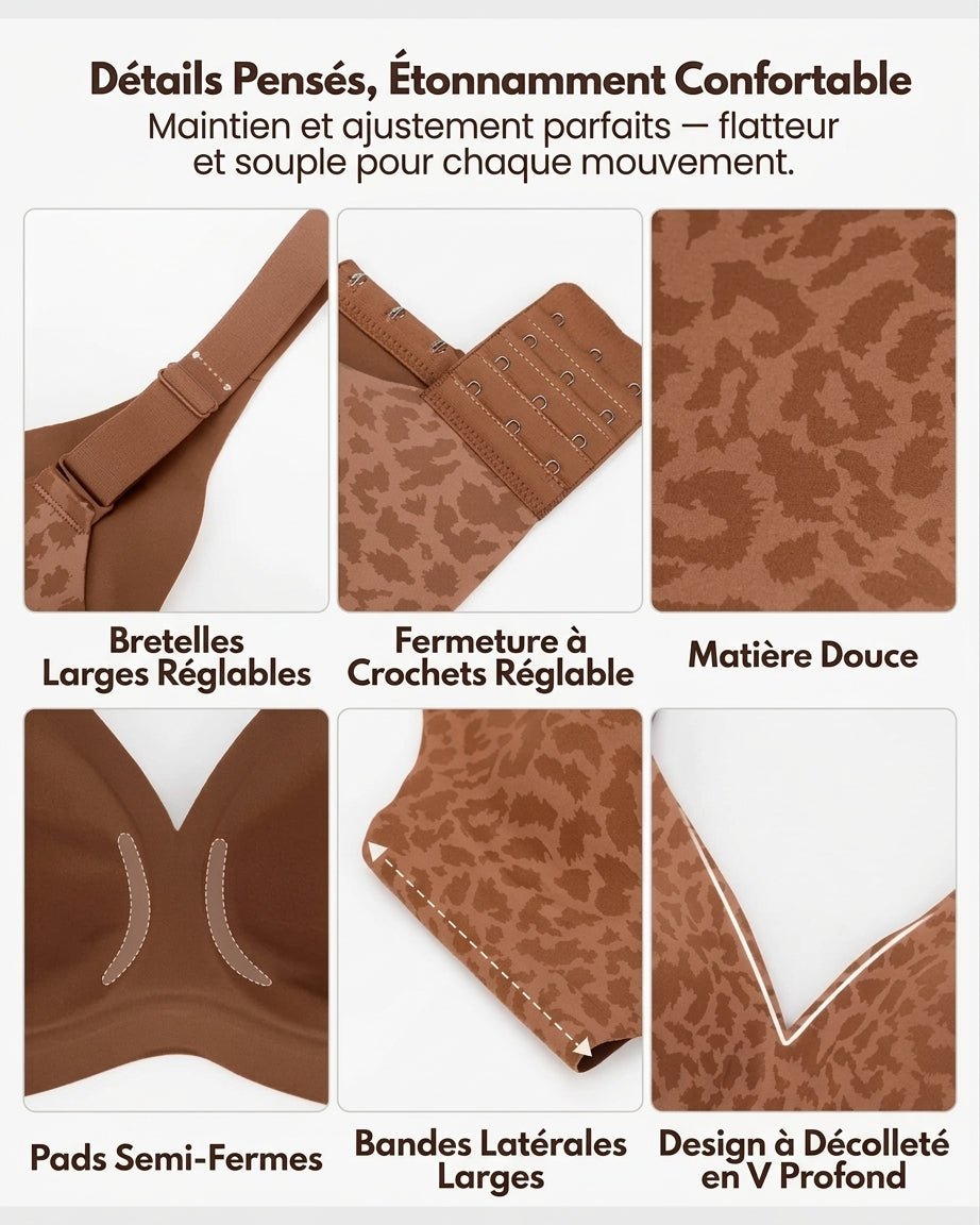 Soutien-gorge push-up sans armature – Confort seconde peau