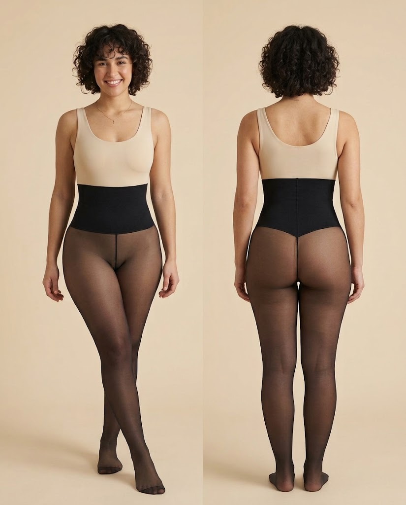 Collant gainant polaire Effet Peau Nue